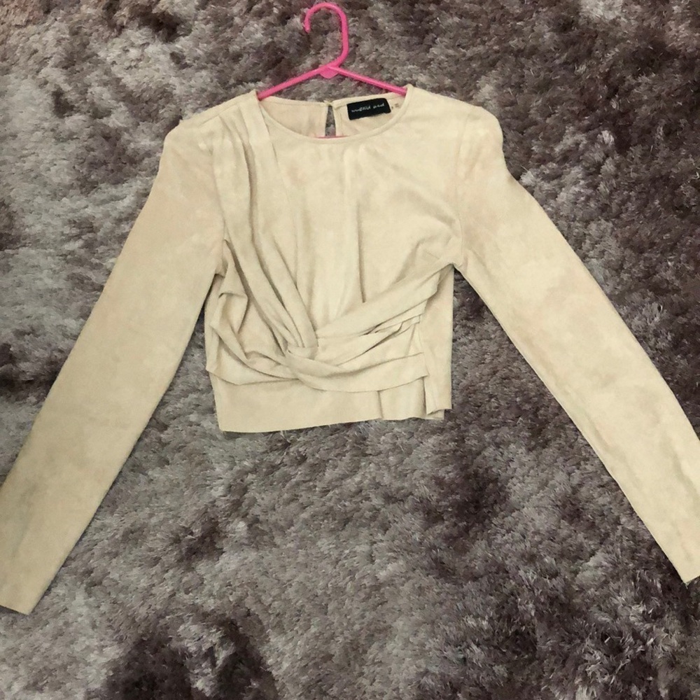 Suede Tan Top